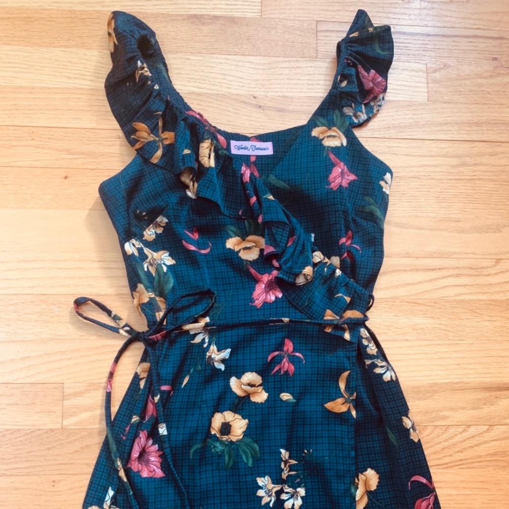 Floral midi wrap dress - Picture 3 of 5